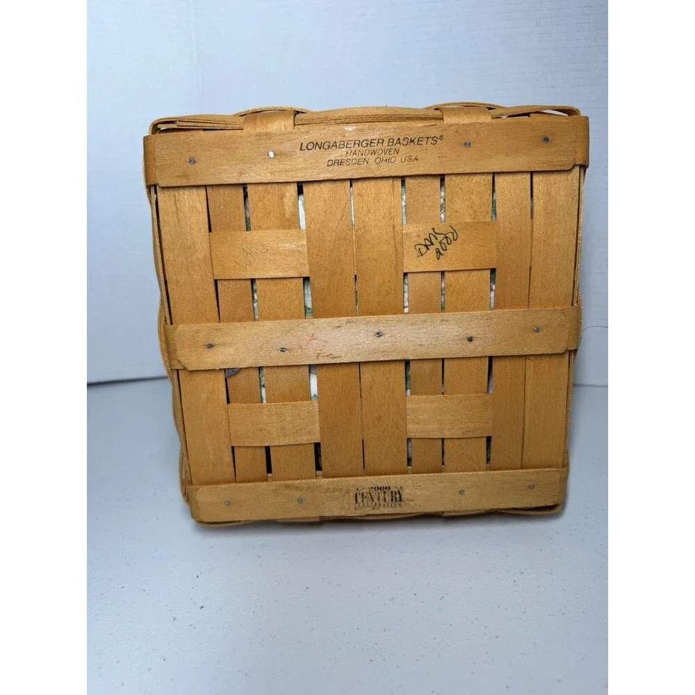 Longaberger Christmas Collection 2000 Deck The Halls Basket Combo With Liner
